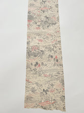 画像をギャラリービューアに読み込む, 線描きに風景模様【六つ釦】