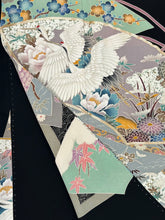 画像をギャラリービューアに読み込む, 【予約品】駒刺繍・飛鶴花模様【フォーマルシュッケニ】