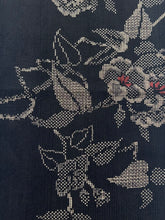 画像をギャラリービューアに読み込む, 椿模様大島【長丈シュッケニ】