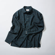 画像をギャラリービューアに読み込む, 5周年・よろけ縞に幾何学華模様大島【L】