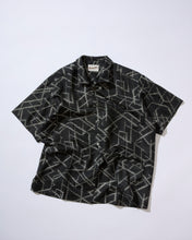 画像をギャラリービューアに読み込む, 抽象線描き模様紬【L】