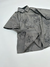 画像をギャラリービューアに読み込む, 新型・9マルキ花文箱模様大島紬【L】