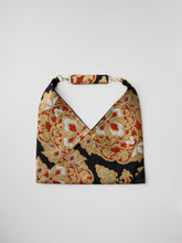 画像をギャラリービューアに読み込む, 黒地金糸の唐草花模様【あずま型 中】上物