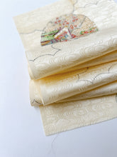 画像をギャラリービューアに読み込む, 流水地紋に丸中人物画模様【ギャザータイプ】(新商品)