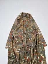 画像をギャラリービューアに読み込む, 膨れ織に荻菊蝶模様【四つ釦】