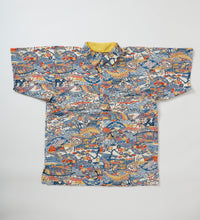 画像をギャラリービューアに読み込む, 型染風景花紋模様【L】