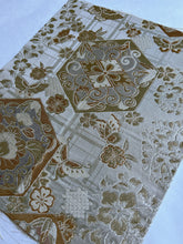 画像をギャラリービューアに読み込む, 花蝶唐草模様金銀糸【あずま型 中】特上