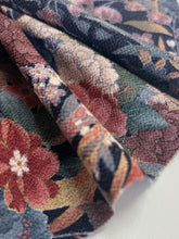 画像をギャラリービューアに読み込む, 縮緬草花模様【サイドギャザーワンピース】