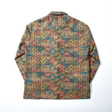 画像をギャラリービューアに読み込む, 鮫小紋に松皮菱に花模様紬【L】