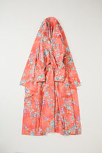 画像をギャラリービューアに読み込む, 唐紅色の花尽くし模様【六つ釦】