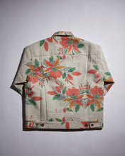 画像をギャラリービューアに読み込む, 薄豆がら茶の葉花模様