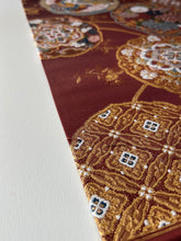 画像をギャラリービューアに読み込む, 本金箔絵皿丸華模様【あずま型 大】