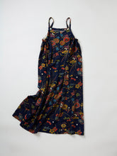 画像をギャラリービューアに読み込む, 型染花絵模様【サイドギャザーワンピース】