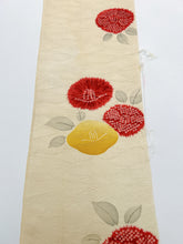 画像をギャラリービューアに読み込む, 波地紋に絞り花・椿模様【六つ釦】