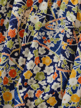 画像をギャラリービューアに読み込む, 絞り風の梅菊模様【絹】