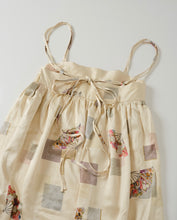 画像をギャラリービューアに読み込む, 霧掛け地紋に扇公家・十二単模様【絹】