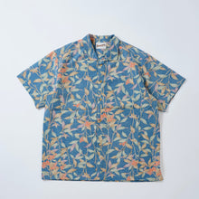 画像をギャラリービューアに読み込む, かすり葉模様【L・化繊】