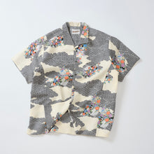 画像をギャラリービューアに読み込む, 地紙地紋に扇花模様【L・化繊】