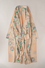 画像をギャラリービューアに読み込む, 雪輪に草花模様暈し色【四つ釦】