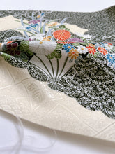 画像をギャラリービューアに読み込む, 地紙地紋に扇花模様【L・化繊】