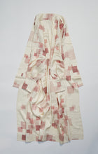 画像をギャラリービューアに読み込む, 楓地紋に升模様【六つ釦】