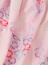 画像をギャラリービューアに読み込む, 抽象扇地紋に華模様【化繊】