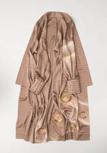 画像をギャラリービューアに読み込む, 暈し格子総地紋模様【六つ釦】