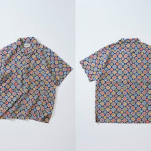 画像をギャラリービューアに読み込む, 格子囲みの松竹梅模様【L・化繊】