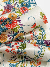 画像をギャラリービューアに読み込む, 菊地紋に型染草花模様【六つ釦】