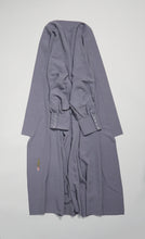 画像をギャラリービューアに読み込む, 薄鼠色無地(作家着物)【四つ釦】