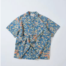 画像をギャラリービューアに読み込む, かすり葉模様【L・化繊】