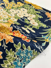 画像をギャラリービューアに読み込む, 芝草に菊・楓梅古典柄模様【L・化繊】