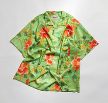 画像をギャラリービューアに読み込む, 抽象地紋に大花模様【L・化繊】