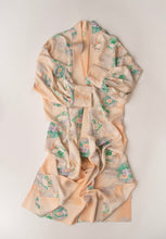 画像をギャラリービューアに読み込む, 雪輪に草花模様暈し色【四つ釦】