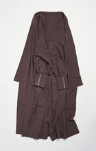 画像をギャラリービューアに読み込む, 煤竹色無地着物【六つ釦】
