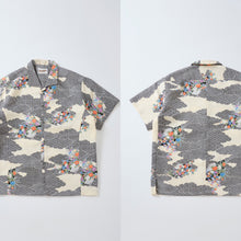 画像をギャラリービューアに読み込む, 地紙地紋に扇花模様【L・化繊】