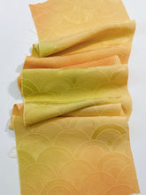 画像をギャラリービューアに読み込む, 暈し幾何青海波地紋模様【六つ釦】