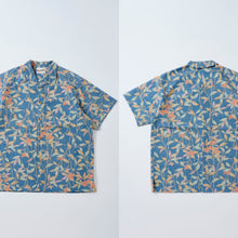 画像をギャラリービューアに読み込む, かすり葉模様【L・化繊】