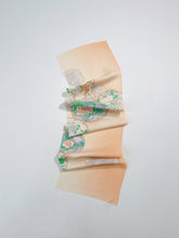 画像をギャラリービューアに読み込む, 雪輪に草花模様暈し色【四つ釦】