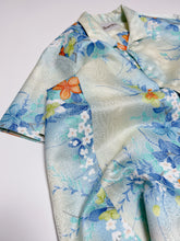 画像をギャラリービューアに読み込む, 葉蔦地紋に華模様【S・化繊】