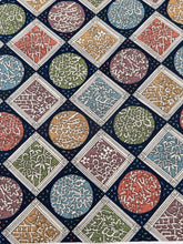 画像をギャラリービューアに読み込む, 格子囲みの松竹梅模様【L・化繊】