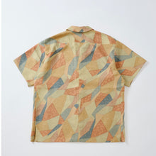 画像をギャラリービューアに読み込む, 流水地紋に石畳模様【L・化繊】