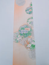 画像をギャラリービューアに読み込む, 雪輪に草花模様暈し色【四つ釦】