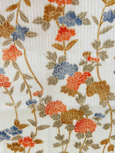 画像をギャラリービューアに読み込む, 縞斑点地紋に椿牡丹の花模様【L】