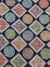 画像をギャラリービューアに読み込む, 格子囲みの松竹梅模様【L・化繊】