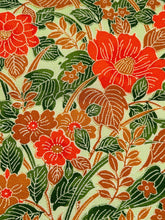 画像をギャラリービューアに読み込む, 斑点地紋に椿・牡丹模様【L・化繊】