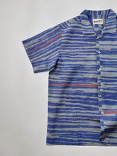 画像をギャラリービューアに読み込む, 乱れ横縞の紬着物【S・絹】