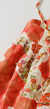 画像をギャラリービューアに読み込む, 金彩模様に楓小花模様【絹】