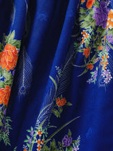 画像をギャラリービューアに読み込む, 抽象扇地紋に花束模様【化繊】