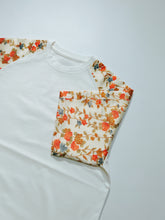 画像をギャラリービューアに読み込む, 縞斑点地紋に椿牡丹の花模様【L】